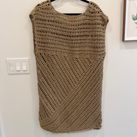 Tory Burch Metallic Knit Zicon Dress - Picture 4 of 6